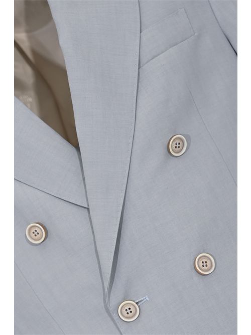 Abito doppiopetto in misto lino e lyocell Denim Eleventy | M75ABUB01 TES0M11608